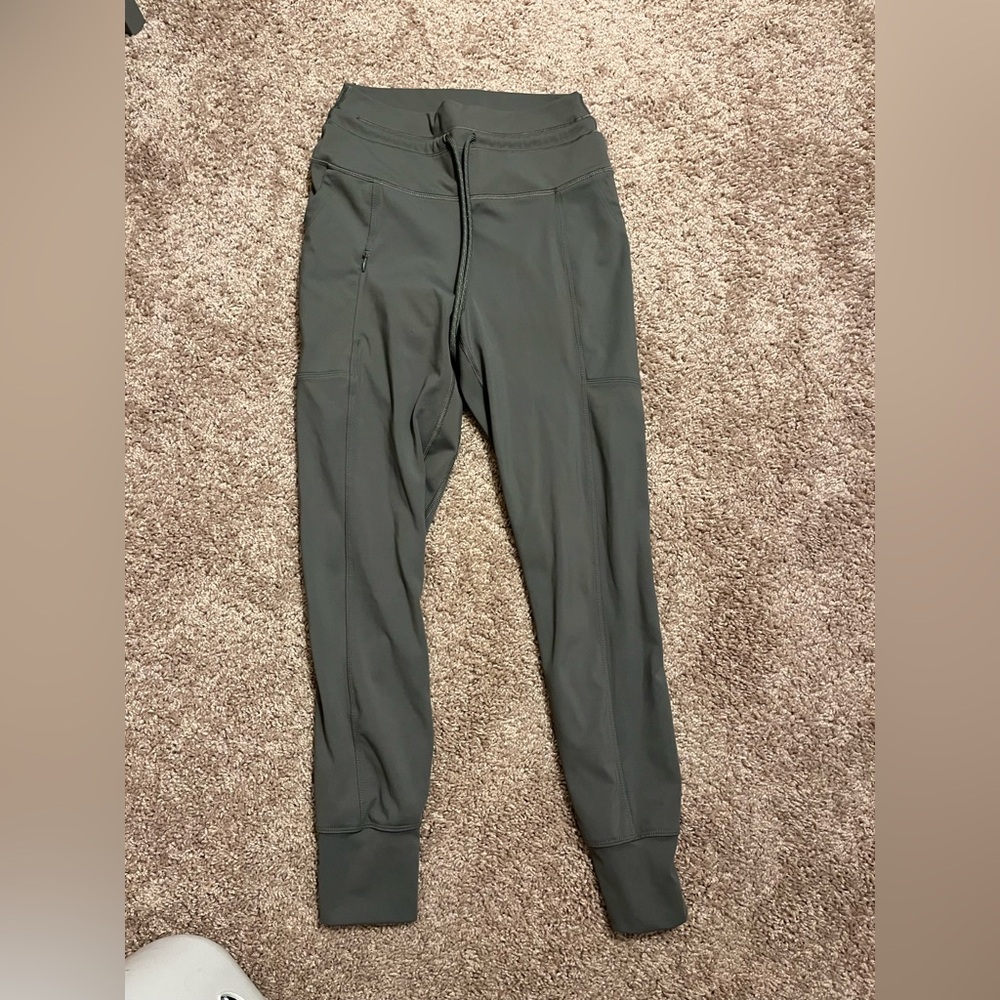 90 Degree By Reflex Light Gray Activewear Pants